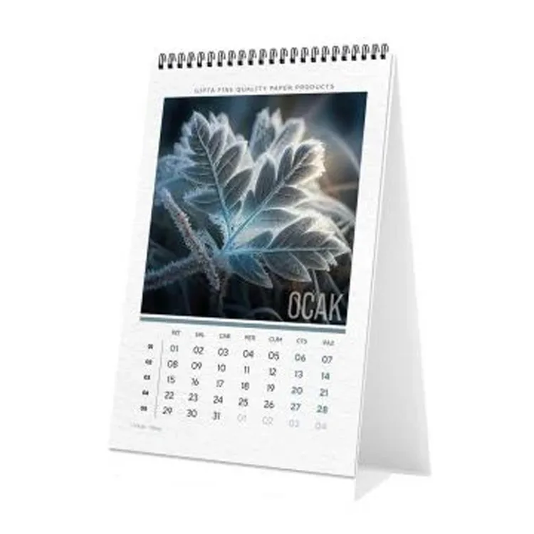 GIPTA 13195-BRS 13x19.5 BRİSTOL ÜÇGEN MASA TAKVİMİ - FLOWER