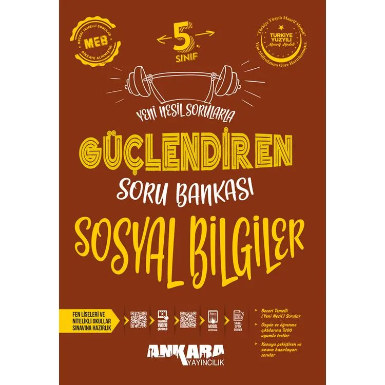 ANKARA 5.SINIF GÜÇLENDİREN SOSYAL BİLGİLER SORU BANKASI