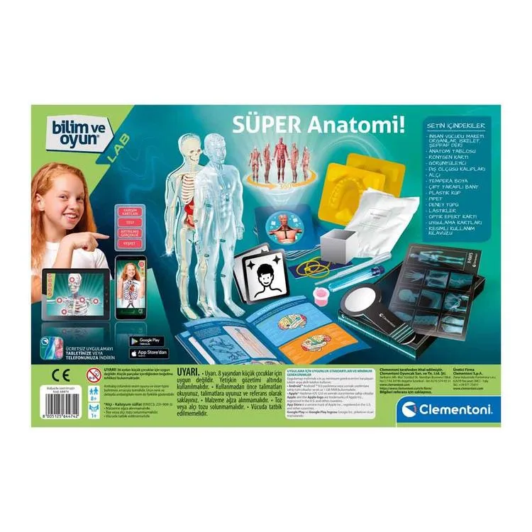 CLEMENTONI 64474 BİLİM VE OYUN - SÜPER ANATOMİ