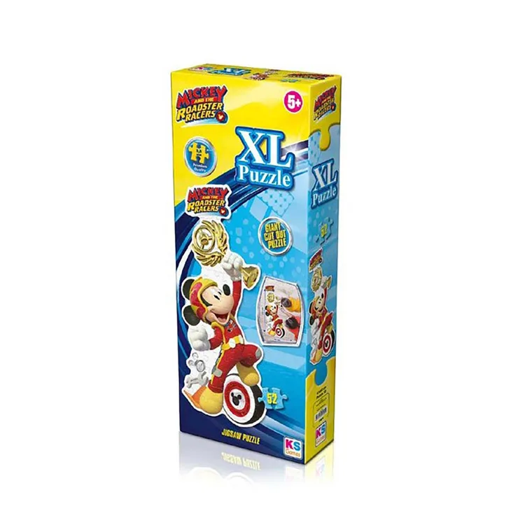 KS GAMES CR10804 MICKEY AND THE ROADSTER RACERS 41x92cm XL YAPBOZ/PUZZLE 52 PARÇA 3YAŞ