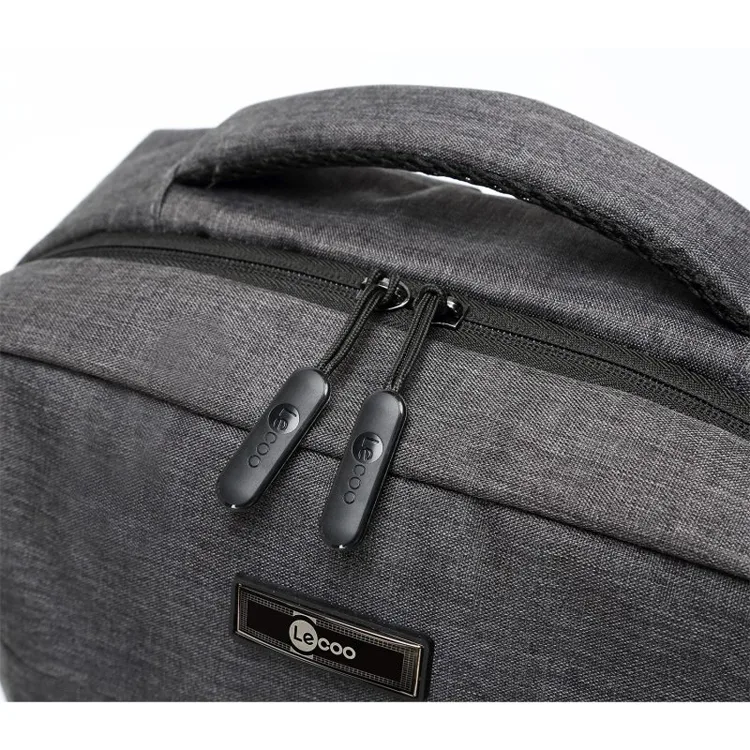 LENOVA LECOO BG01 16 İNÇ LAPTOP BÖLMELİ SIRT ÇANTASI GRİ