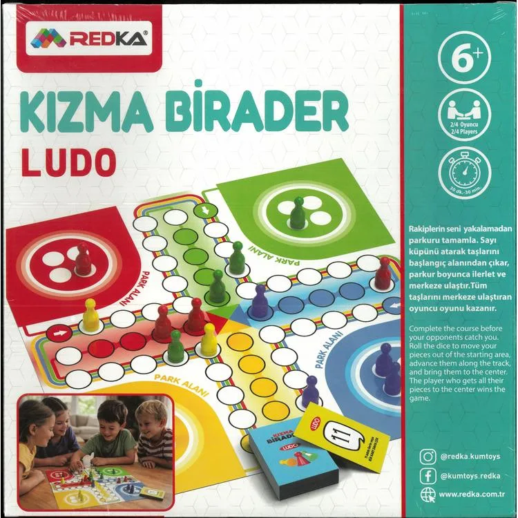 REDKA RD-5309 KIZMA BİRADER LUDO KUTU OYUNU 6+
