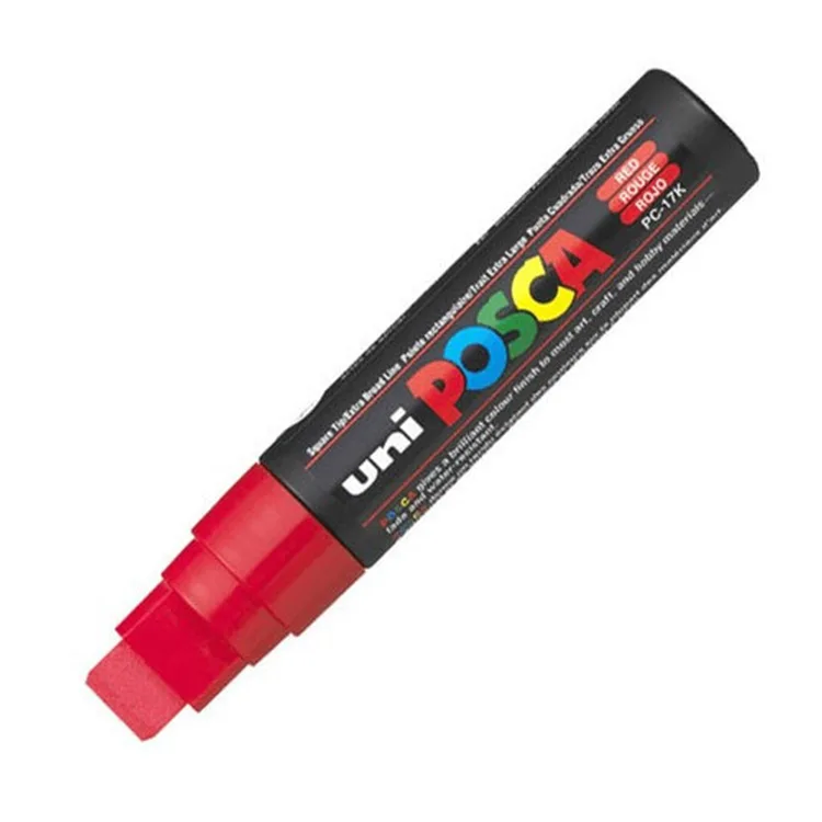 UNİ POSCA SU BAZLI POSTER MARKER 15.0 KIRMIZI PC-17K
