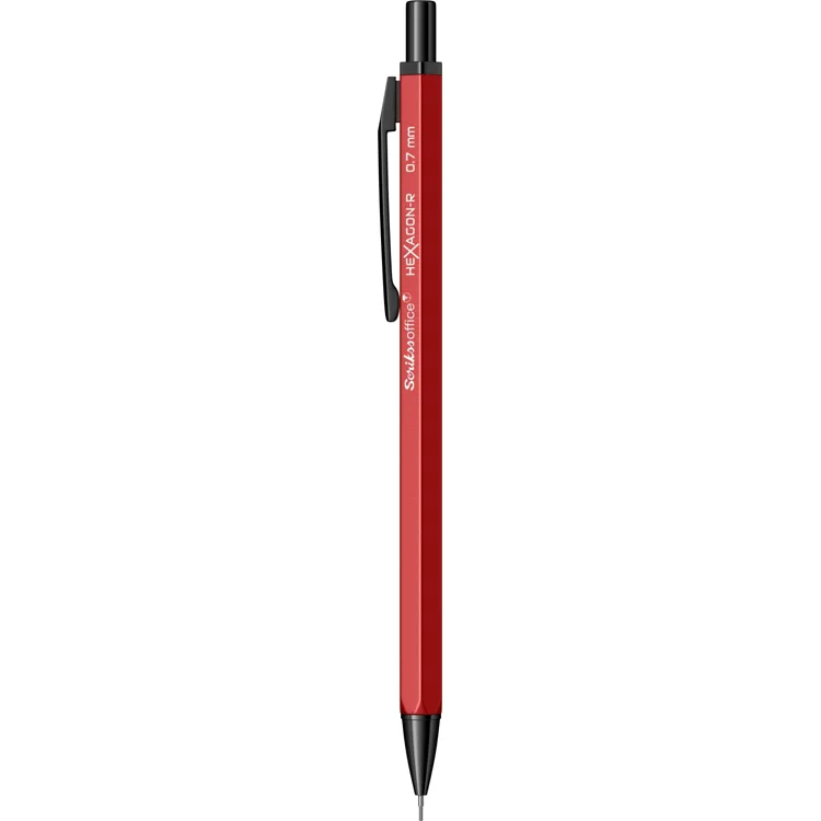 SCRIKSS HEXAGON-R 0.7mm VERSATİL KALEM KIRMIZI