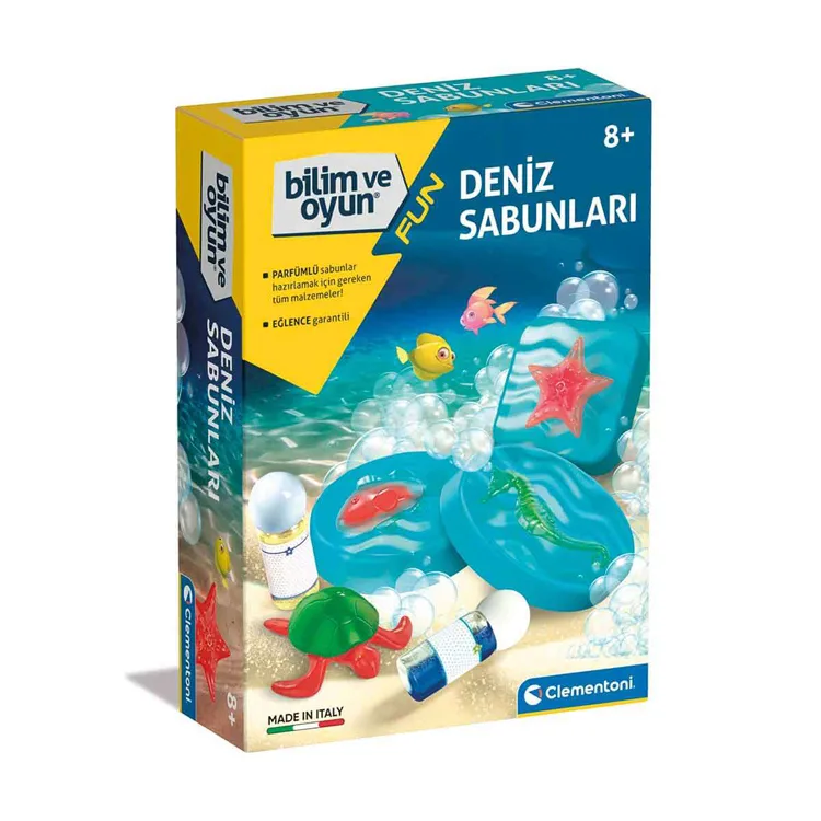 CLEMENTONI 64189 BİLİM VE OYUN DENİZ SABUNLARI