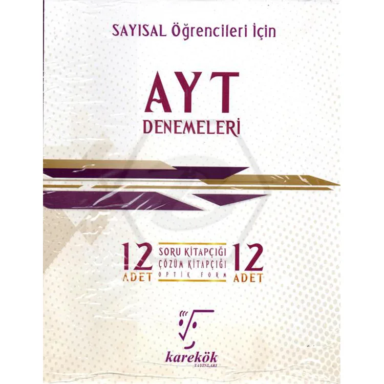 KAREKÖK AYT SAYISAL 12'Lİ DENEMELERİ