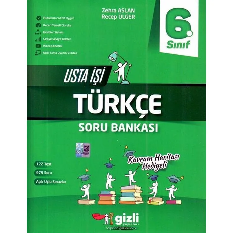 GİZLİ 6. SINIF TÜRKÇE USTA İŞİ SORU BANKASI+ KAVRAM HARİTASI