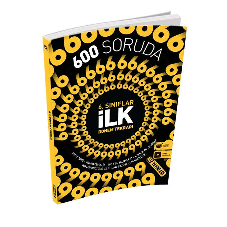 HIZ 6. SINIF 600 SORUDA İLK DÖNEM TEKRARI - 2022 / 2023