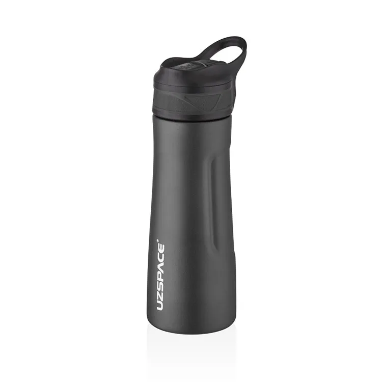 UZSPACE ÇELİK MATARA PİPETLİ 9004 480 ML BLACK