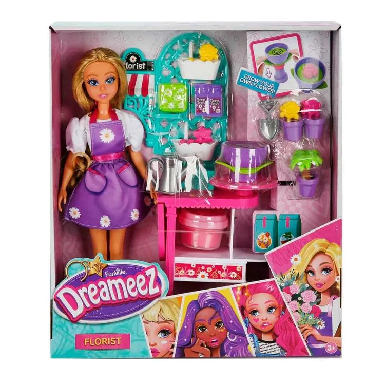 SUNMAN 81015 DREAMEEZ BEBEK ÇİÇEKÇİ OYUN SETİ 3+