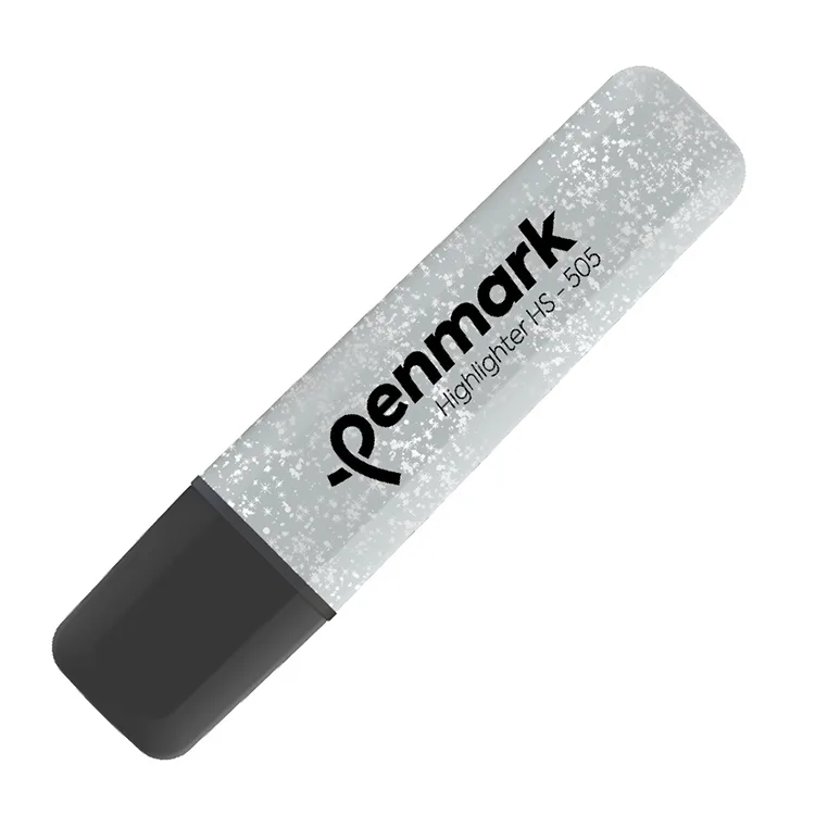 PENMARK HS-505-18 METALİK SİMLİ FOSFORLU KALEM GÜMÜŞ