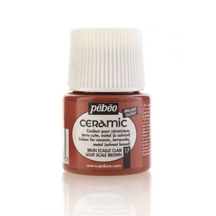 PEBEO 025-17 SERAMİK BOYASI 45 ML ŞİŞE SCALE BROWN