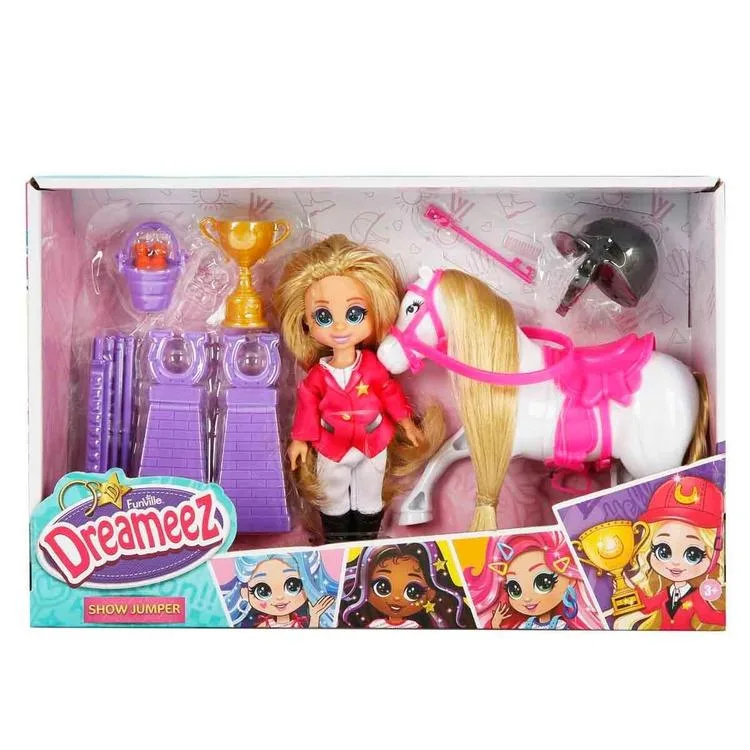 SUNMAN 81108 DREAMEEZ MİNİ AT VE BİNİCİ BEBEK OYUN SETİ 3+
