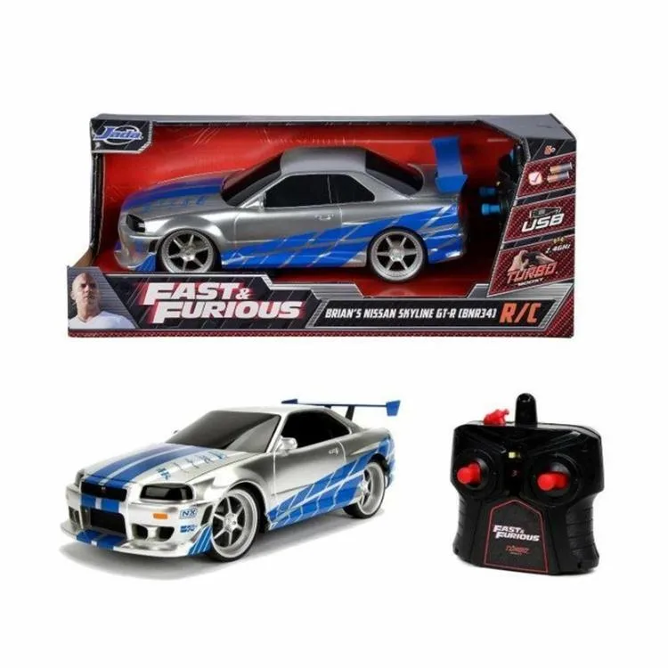 SUNMAN JADA S000006495 FAST & FURIOUS BRIAN'S NISSAN SKYLINE GT-R R34 UZAKTAN KUMANDALI ARABA
