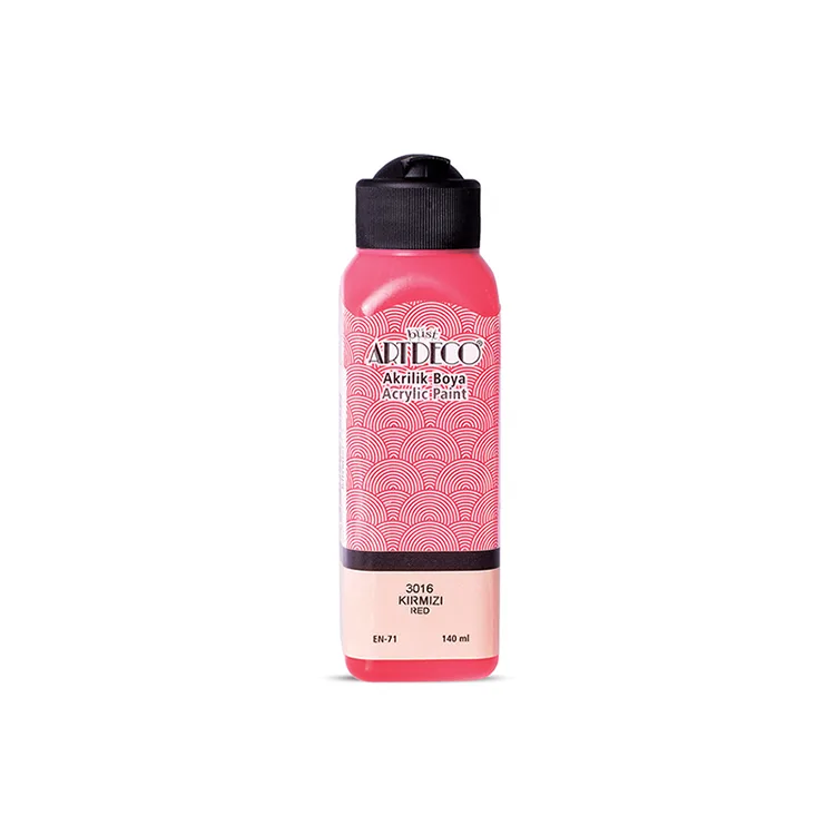 ARTDECO AKRİLİK BOYA 140 ML. KIRMIZI 3016