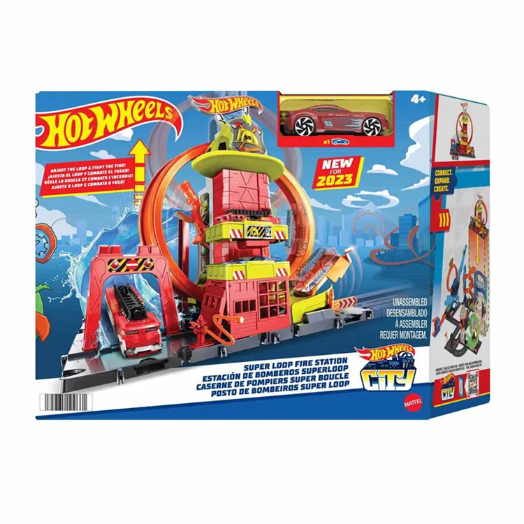 MATTEL HKX41 HOT WHEELS ÇEMBER PİSTLİ İTFAİYE İSTASYONU