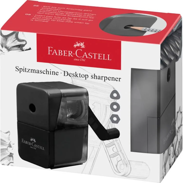 FABER CASTELL MASAÜSTÜ KALEMTRAŞ SİYAH - 5140180984