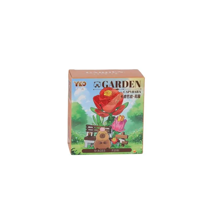 VAGONLIFE PANLOS P2591 CAPYBARA FLOWER SET 134 PARÇA BLOCK OYUNCAK 6+