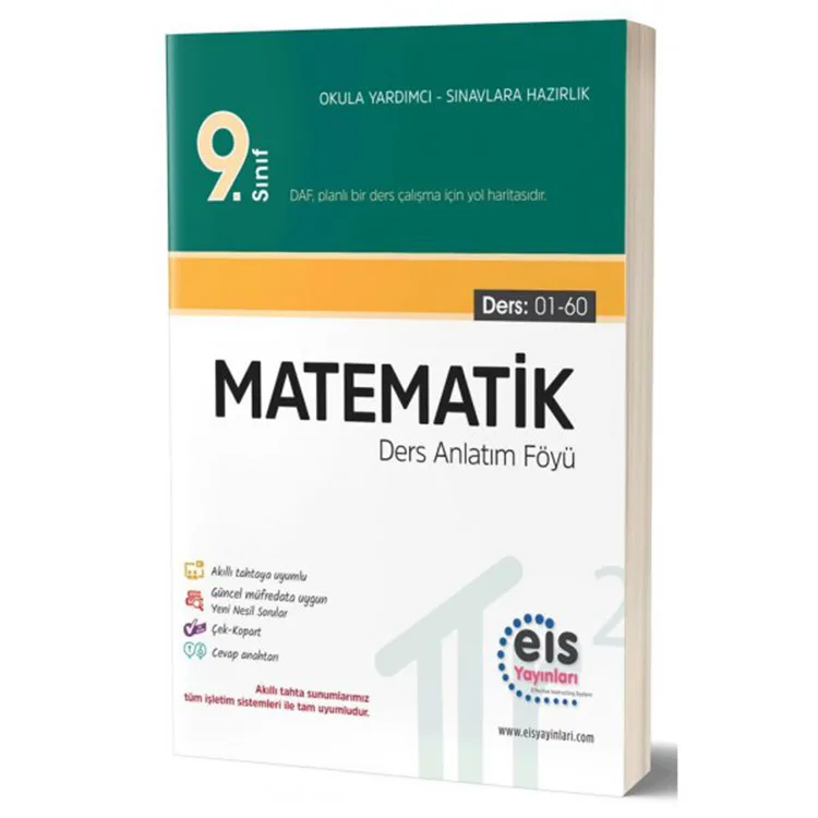 EİS 9.SINIF MATEMATİK DERS ANLATIM FÖYLERİ