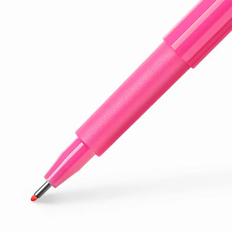 FABER CASTELL 1554 BROADPEN 0.8mm. KEÇE UÇLU KALEM PASTEL PEMBE