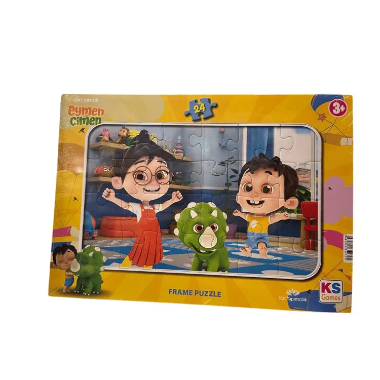 KS GAMES 704 EYMEN İLE ÇİMEN FRAME YAPBOZ/PUZZLE 24 PARÇA 3+
