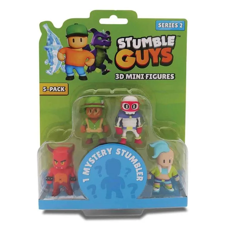 GIOCHI TUY14000 DIRAMIX STUMBLE GUYS S2 5'Lİ MİNİ FİGÜR 4+