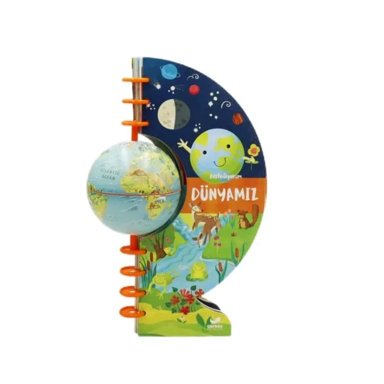 GÜRBÜZ 12012 11 CM KÜRELİ KİTAP - DÜNYAMIZ