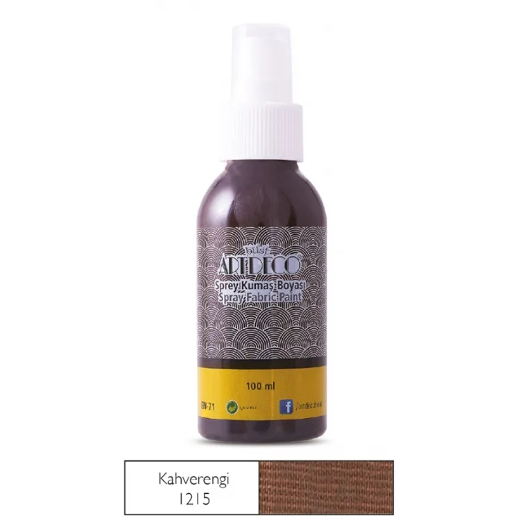 ARTDECO SPREY KUMAŞ BOYASI 100 ML. KAHVERENGİ Y-010D-1215