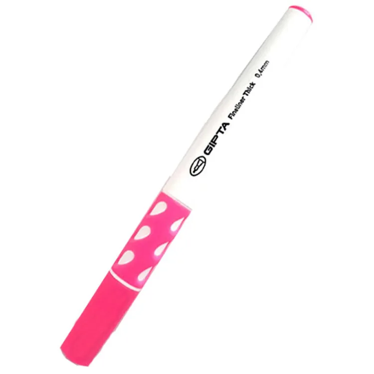 GIPTA FINELINER THICK 04 MM YUVARLAK GÖVDE AÇIK PEMBE