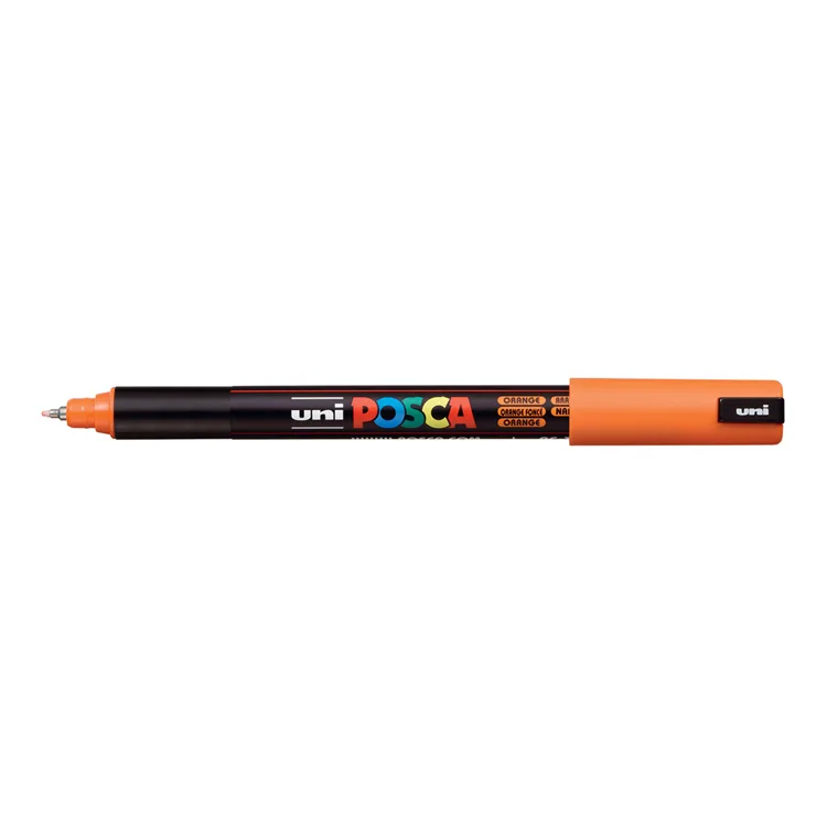UNİ POSCA SU BAZLI POSTER MARKER 0.7 PC-1MR 0.7 TURUNCU