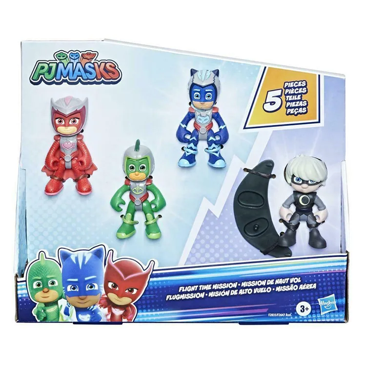 HASBRO F2647/F2835 PJ MASKELİLER 4'LÜ FİGÜR SETİ - FLIGHT TIME MISSION