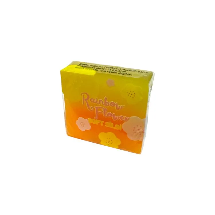 GIPTA K235900 TRANSPARENT ÇİÇEK DESENLİ SOFT RENKLİ SİLGİ - TEKLİ
