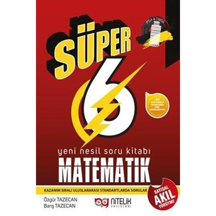 NİTELİK 6.SINIF NESİL SÜPER MATEMATİK SORU KİTABI