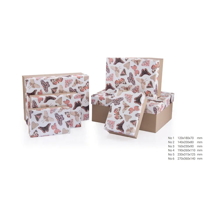 GIPTA NABİ DİKDÖRTGEN HEDİYE KUTUSU BX08710 A 120x180x70mm
