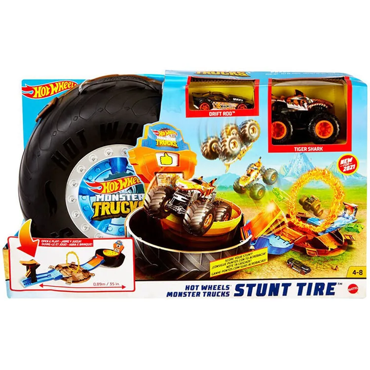 MATTEL GVK48 HOT WHEELS MONSTER TRUCKS AKROBASI TEKERLEĞİ OYUN SETİ