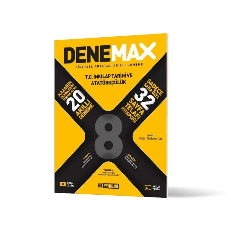 HIZ 8. SINIF DENEMAX İNKILAP TARİHİ VE ATATÜRKÇÜLÜK 20'Lİ AKILLI DENEME