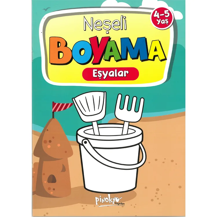 NEŞELİ BOYAMA KİTABIM 4-5 YAŞ 6 KİTAP SET