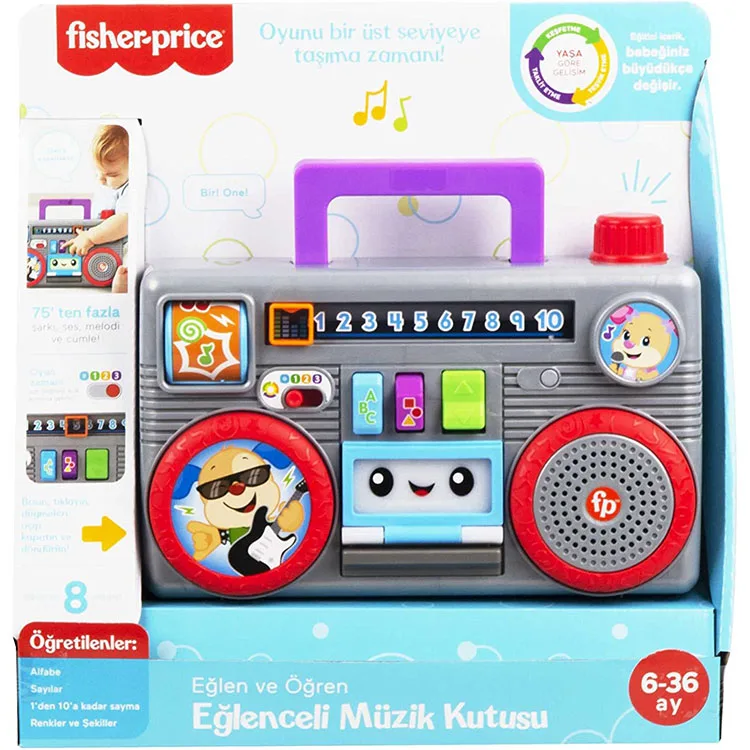 FİSHER PRICE GYC04 EĞLEN VE ÖĞREN EĞLENCELİ MÜZİK KUTUSU