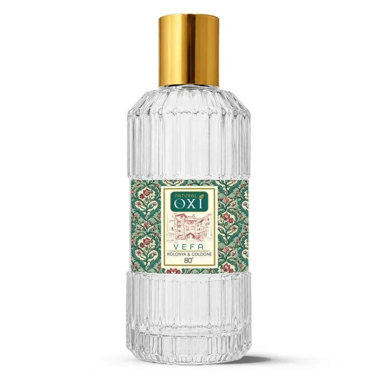 OXİ NATURAL PREMİUM 80° KOLONYA 220ML CAM ŞİŞE KUTULU - VEFA