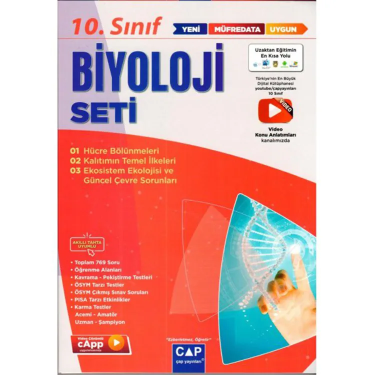ÇAP YAYINLARI 10. SINIF ANADOLU BİYOLOJİ SETİ
