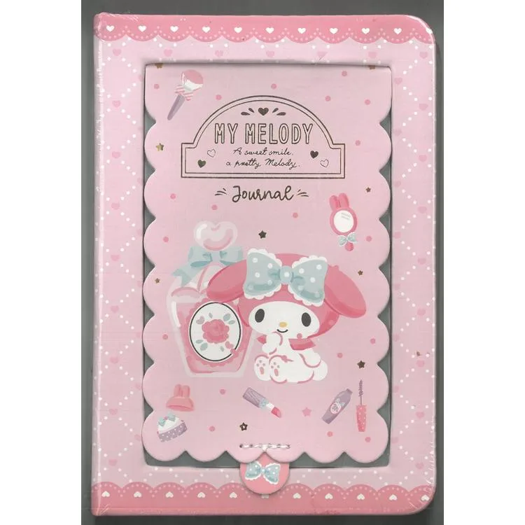 VICTORIA'S JOURNALS 525-2089 MY MELODY AYNALI SERT KAPAK A6 192 SAYFA 100 GR. RENKLİ SAYFALAR GÜNLÜK/ NOT DEFTERİ
