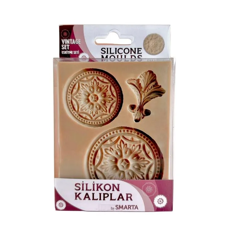SMARTA SK1013042 SLİKON KALIPLAR - ESKİTME (VINTAGE)