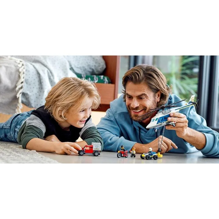 LEGO 60243 CITY POLİS HELİKOPTERİ TAKİBİ 212 PARÇA 5+