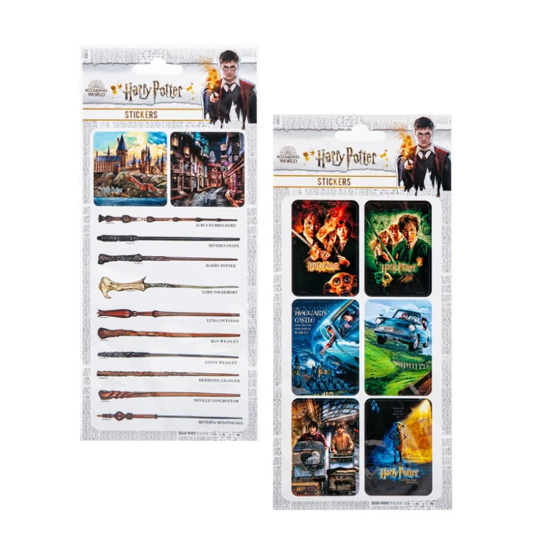 HARRY POTTER STICKER 2 SET BİR ARADA (2 YP.)