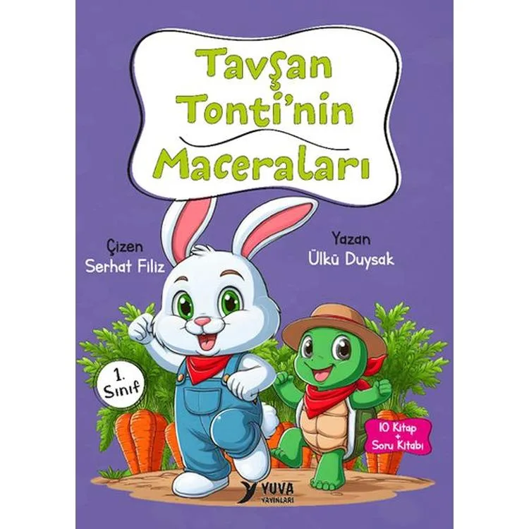 TAVŞAN TONTİ'NİN MACERALARI 10 KİTAP SET ( 1. SINIFLAR İÇİN)