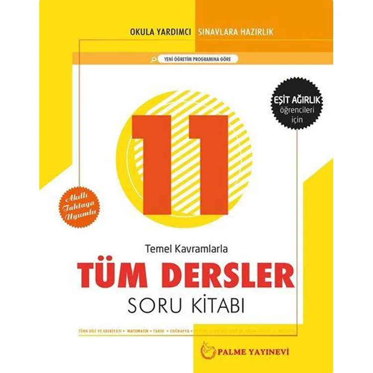 PALME 11. SINIF EŞİT AĞIRLIK TÜM DERSLER SORU BANKASI