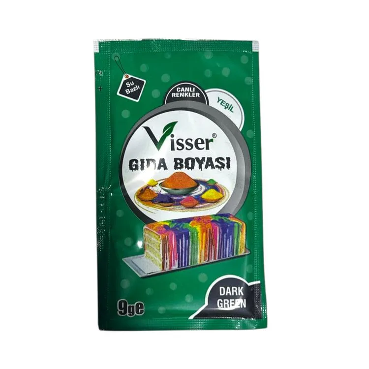 VİSSER GIDA BOYASI TOZ 9GR. YEŞİL