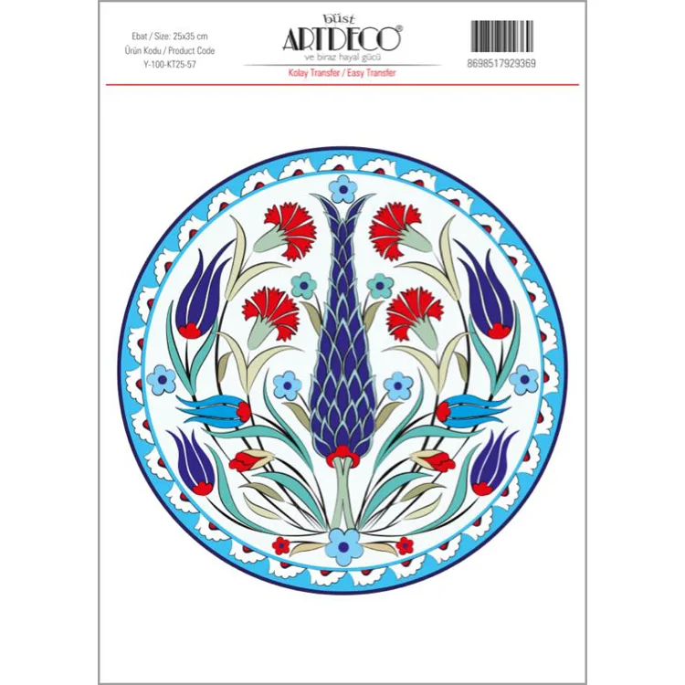 ARTDECO KOLAY TRANSFER 25X35CM DESEN NO:57