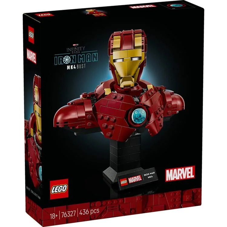 LEGO 76327 MARVEL IRON MAN MK4 BUST 436 PARÇA 8+