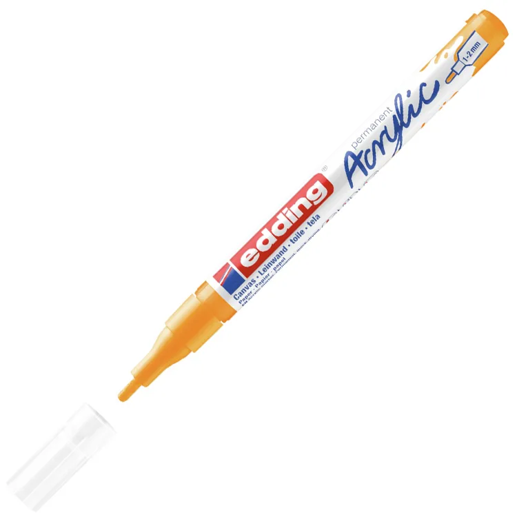 EDDING 5300 NO:906 AKRİLİK KALEM İNCE UÇLU 1-2mm GÜNEŞ SARI